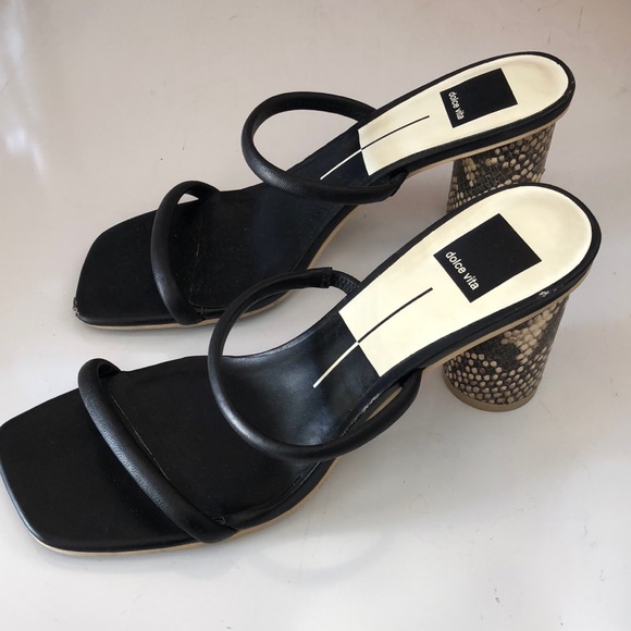 Dolce vita snake heel slides - Picture 1 of 2